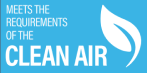 Meets the requirements of the clean air